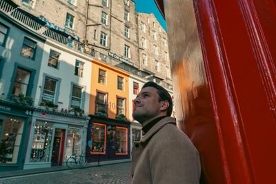 Private photo tour at old town in Edinburgh — photo by giannis asmanis, Smiler