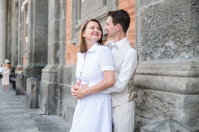 Professional photoshoot at Piazza del Plebiscito & Lungomare in Naples — photo by Viviana D'Agnello, Smiler
