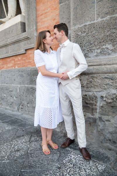 Professional photoshoot at Piazza del Plebiscito & Lungomare in Naples — photo by Viviana D'Agnello, Smiler