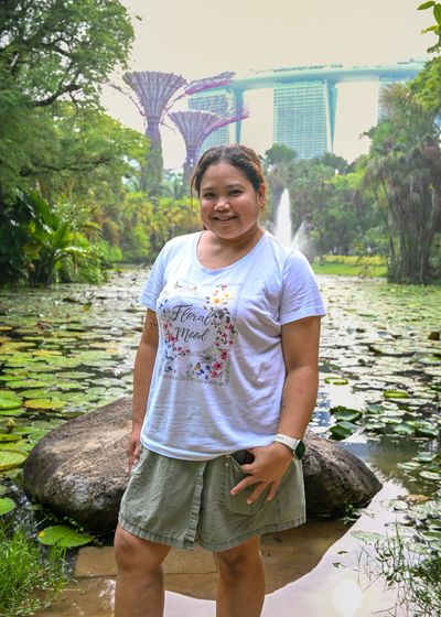 Photoshoot at Gardens by the Bay, Singapore in Singapore — photo by Amelia Yuliana Binte Jamil, Smiler