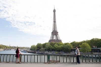 Eiffel Tower Photoshoot in Paris in Paris — photo by Moments in Paris, Smiler