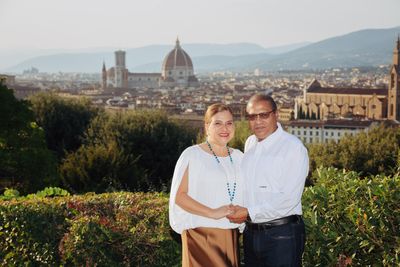 Professional photoshoot at Piazzale Michelangelo · 2 w ago — photo by Viktoria Photo, Smiler
