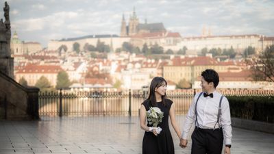 Romantic photoshoot in Prague in Prague — photo by Silviu Robu, Smiler