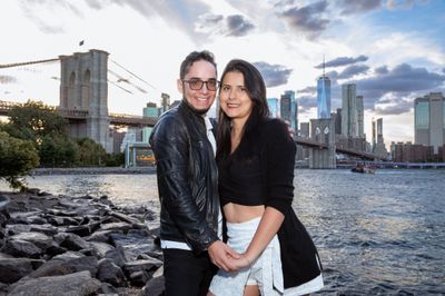 Photoshoot at Brooklyn Bridge, New York City in New York City — photo by Jiayi Liang, Smiler