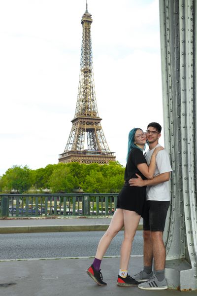 Eiffel Tower Photoshoot in Paris in Paris — photo by Sami Photography, Smiler