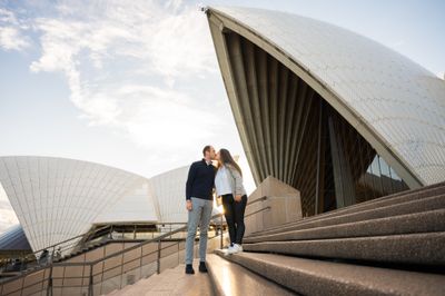 Professional photoshoot at Opera House in Sydney — photo by Floriane th, Smiler