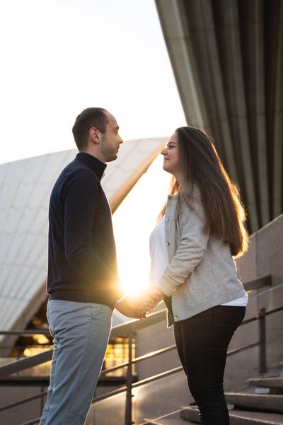 Professional photoshoot at Opera House in Sydney — photo by Floriane th, Smiler