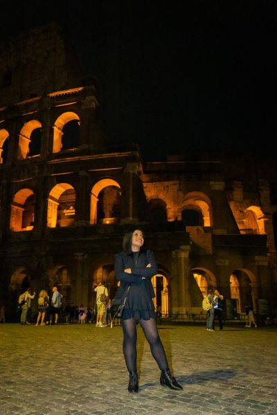 Professional photoshoot at the Colosseum in Rome — photo by Mohamed Sajjadh, Smiler