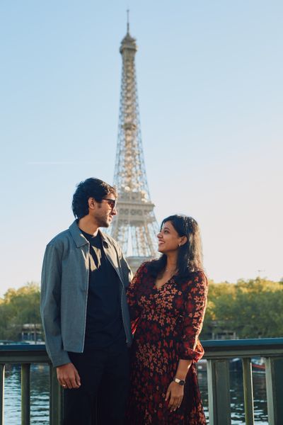 rohit — Eiffel Tower Photoshoot in Paris · 2 w ago — photo by Romain B, Smiler