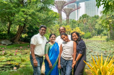 Professional photoshoot at Gardens by the Bay in Singapore — photo by Amelia Yuliana Binte Jamil, Smiler