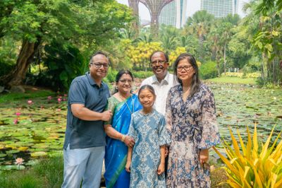 Professional photoshoot at Gardens by the Bay in Singapore — photo by Amelia Yuliana Binte Jamil, Smiler