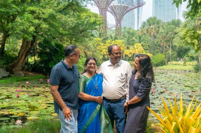 Professional photoshoot at Gardens by the Bay in Singapore — photo by Amelia Yuliana Binte Jamil, Smiler