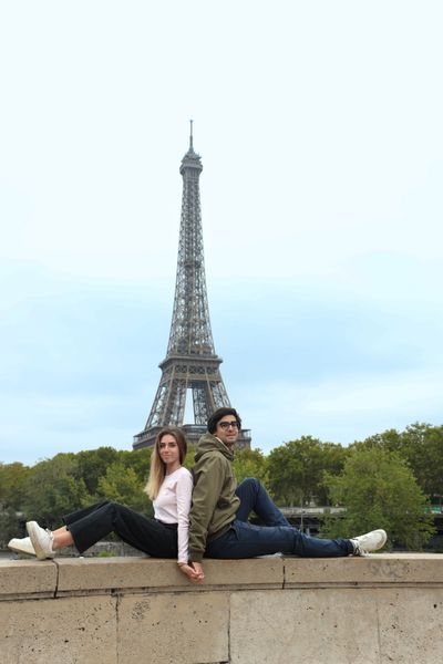 Eiffel Tower Photoshoot in Paris in Paris — photo by Sami Photography, Smiler