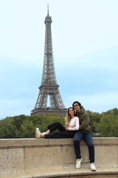 Eiffel Tower Photoshoot in Paris in Paris — photo by Sami Photography, Smiler