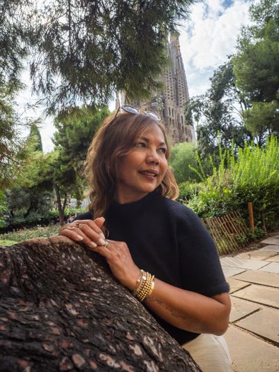 Photoshoot at Sagrada Familia, Barcelona in Barcelona — photo by María Cristina Roldán, Smiler