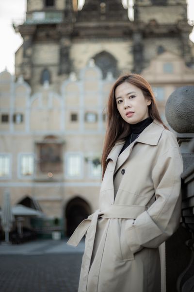 Professional photoshoot at Prague old town in Prague — photo by Silviu Robu, Smiler