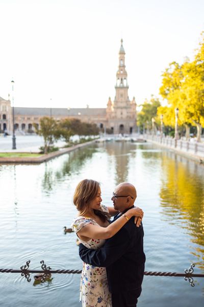 Jennifer — Photoshoot at Plaza de España, Seville · 1 w ago — photo by Verónica Cerna, Smiler