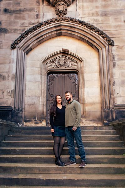 Photoshoot in Edinburgh in Edinburgh — photo by Melissa Clark, Smiler