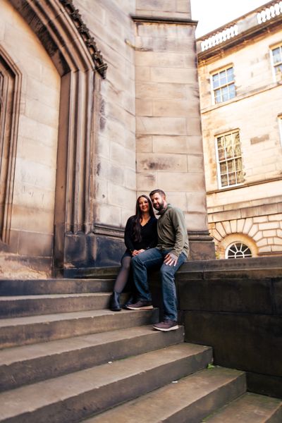 Photoshoot in Edinburgh in Edinburgh — photo by Melissa Clark, Smiler