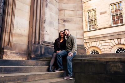 Photoshoot in Edinburgh in Edinburgh — photo by Melissa Clark, Smiler