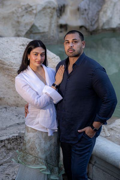 K — Professional photoshoot at the Trevi Fountain · 4 days ago — photo by Samira Bayat, Smiler