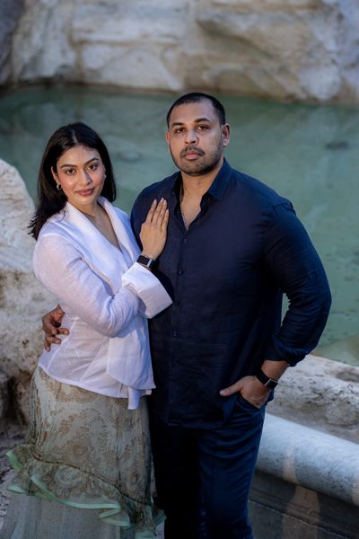 Professional photoshoot at the Trevi Fountain in Rome — photo by Samira Bayat, Smiler