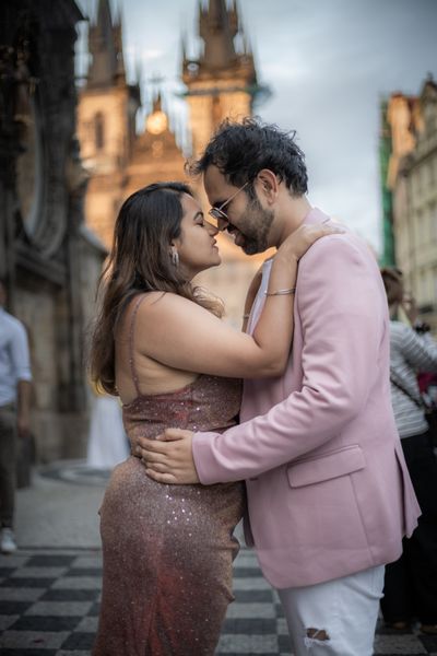 Professional photoshoot at Prague old town in Prague — photo by Silviu Robu, Smiler
