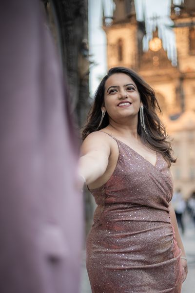 Professional photoshoot at Prague old town in Prague — photo by Silviu Robu, Smiler