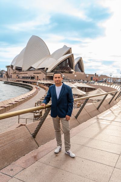 Photoshoot at Sydney Iconic Sights, Sydney in Sydney — photo by Pranav Kumar, Smiler