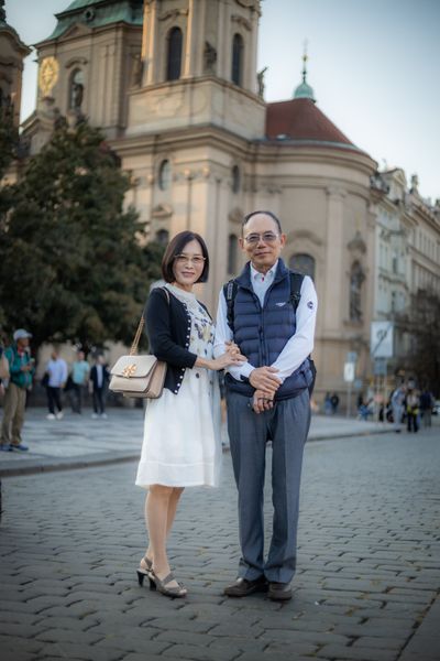 Professional photoshoot at Prague old town in Prague — photo by Silviu Robu, Smiler