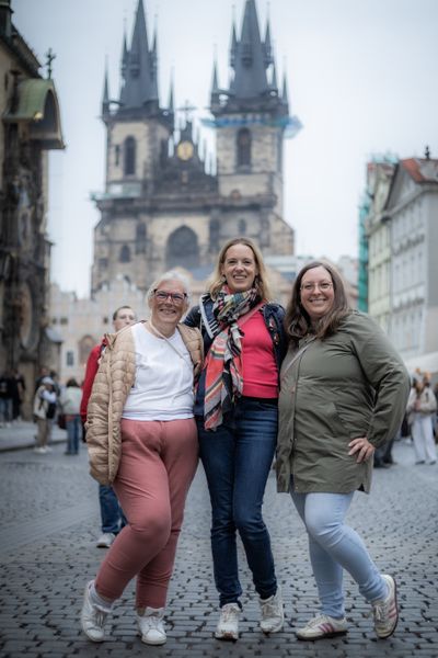 Virginie — Professional photoshoot at Prague old town · 2 w ago — photo by Silviu Robu, Smiler