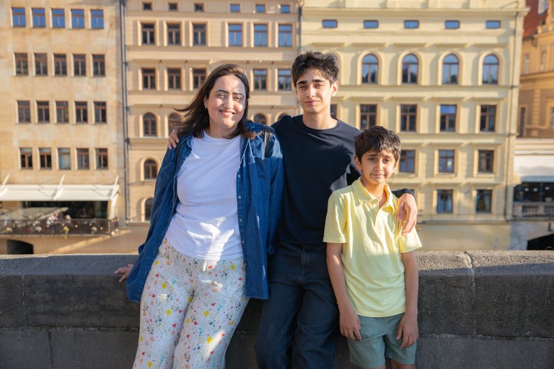 Prague family photoshoot, photo by Katerina Krejčová