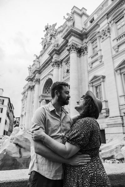 Professional photoshoot at the Trevi Fountain in Rome — photo by Francesco Macioni, Smiler