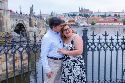 Samaneh — Professional photoshoot at Charles Bridge · 1 w ago — photo by Katerina Krejčová, Smiler
