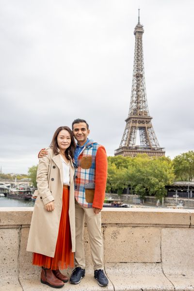 Romantic Couples Photoshoot in Paris in Paris — photo by Kouss AMOURA, Smiler