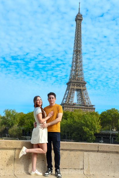 Eiffel Tower Photoshoot in Paris in Paris — photo by Sami Photography, Smiler