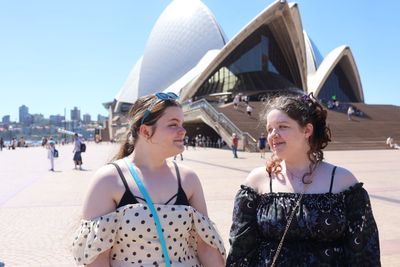 Photoshoot at the Opera House, Sydney in Sydney — photo by Zach Deng, Smiler