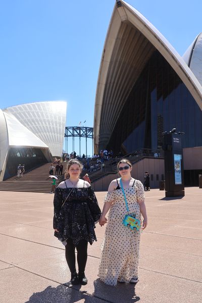 Photoshoot at the Opera House, Sydney in Sydney — photo by Zach Deng, Smiler