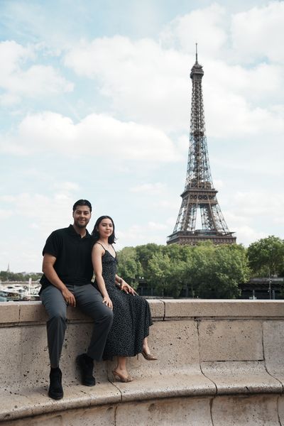 Eiffel Tower Photoshoot in Paris in Paris — photo by mohamed mahaerm, Smiler