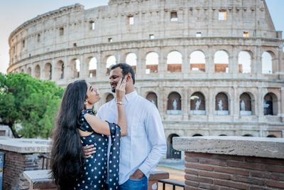 Professional photoshoot at the Colosseum in Rome — photo by Bartlomiej Adam Krzywda, Smiler
