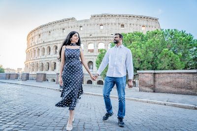 Professional photoshoot at the Colosseum in Rome — photo by Bartlomiej Adam Krzywda, Smiler