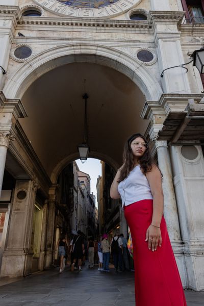 Photoshoot at the Piazza San Marco, Venice in Venice — photo by Fabion Aleksi, Smiler