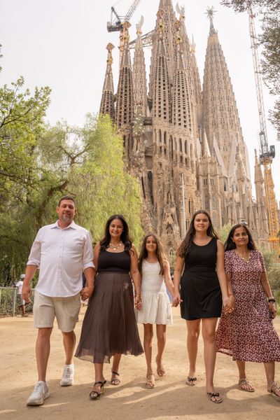 Macarena Farias — Photoshoot at Sagrada Familia, Barcelona