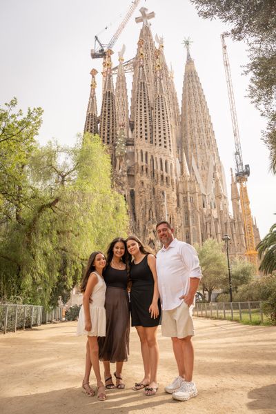 Macarena Farias — Photoshoot at Sagrada Familia, Barcelona