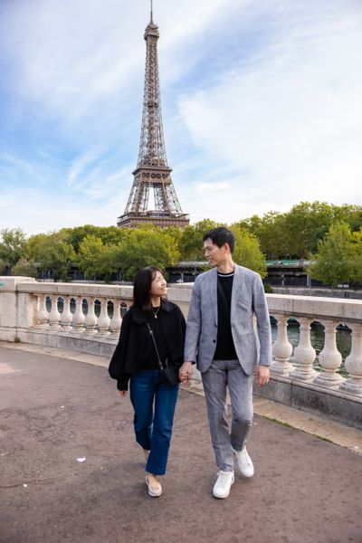 Eiffel Tower Photoshoot in Paris in Paris — photo by Bojan Stanković, Smiler