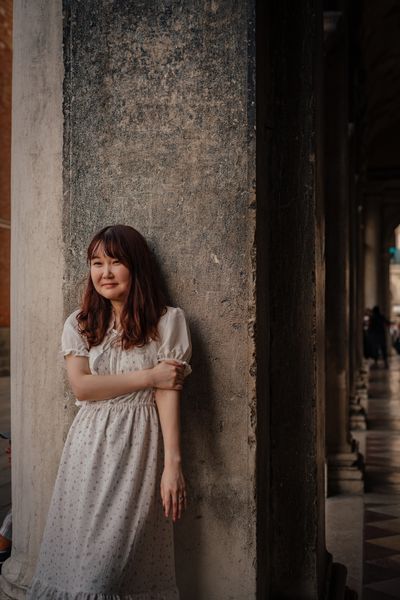 Professional photoshoot at the Rialto Bridge in Venice — photo by key mazhari, Smiler
