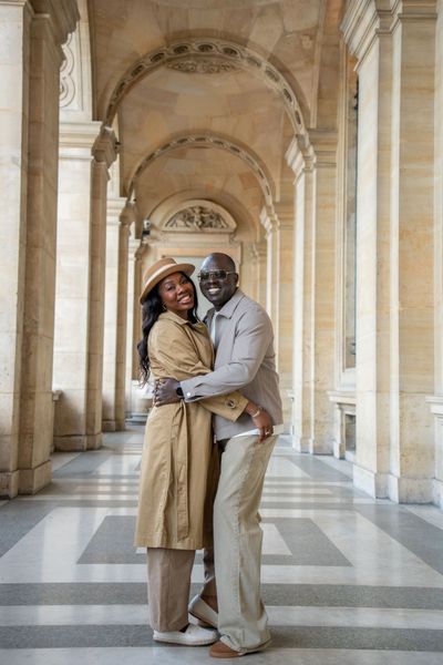 Adesola — Louvre Photoshoot in Paris · 1 w ago — photo by mohamed mahaerm, Smiler