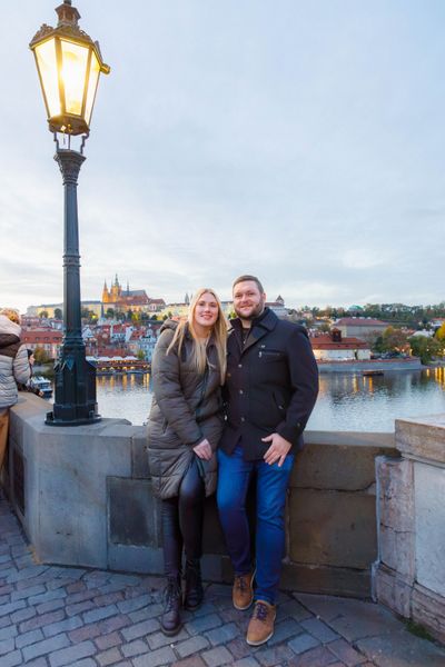 Professional photoshoot at Prague old town in Prague — photo by Katerina Krejčová, Smiler