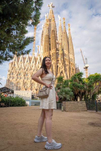 YUWEN — Photoshoot at Sagrada Familia, Barcelona · 2 days ago — photo by Macarena Farias, Smiler