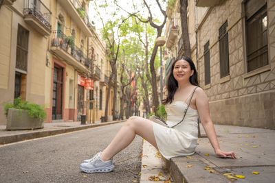 Photoshoot at Sagrada Familia, Barcelona in Barcelona — photo by Macarena Farias, Smiler